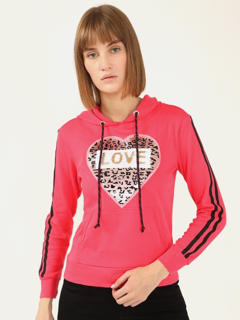 

V2 Value & Variety Women Magenta Printed Top