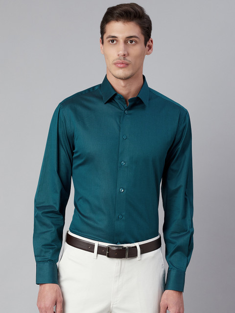 

Marks & Spencer Men Teal Formal Shirt