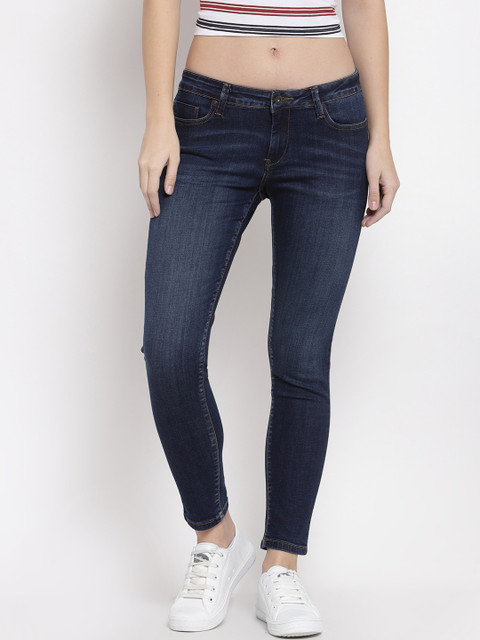 

Pepe Jeans Women Blue Skinny Fit Jeans
