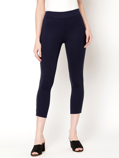 

V2 Value & Variety Women Navy Blue Treggings