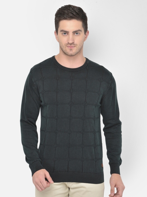 

COBB Men Green Acrylic Pullover
