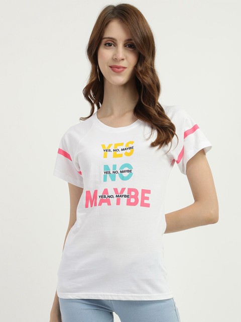 

V2 Value & Variety White & Pink Regular Top