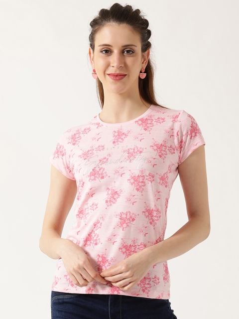 

V2 Value & Variety Pink Floral Regular Top