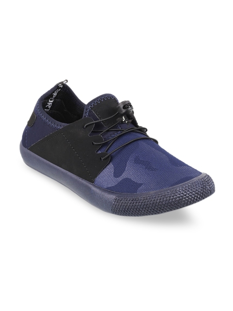 

WALKWAY Men Blue Colourblocked Sneakers