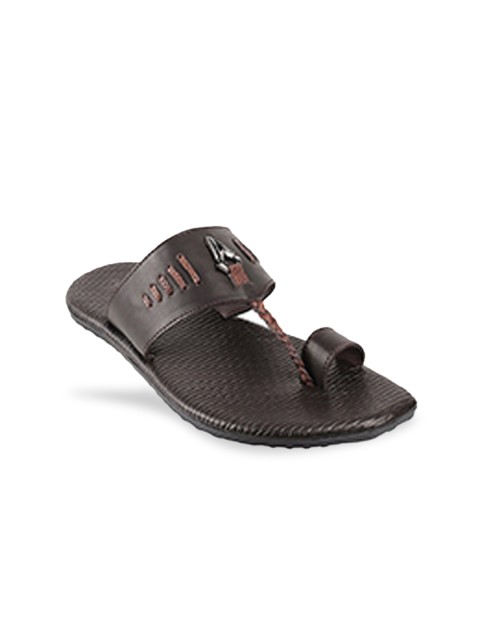 

Mochi Men Brown Leather Comfort Sandals