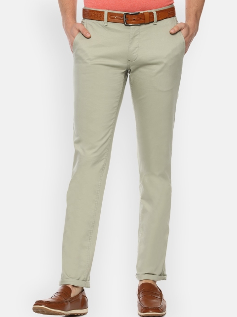 

Louis Philippe Sport Men Olive Green Slim Fit Formal Trousers