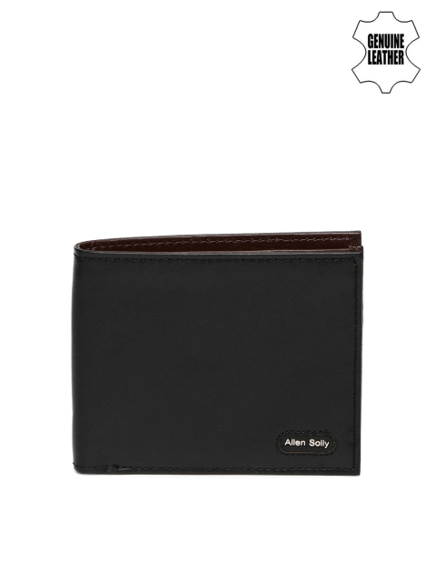 

Allen Solly Men Black Genuine Leather Wallet, Brown