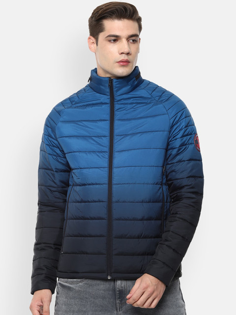 

Van Heusen Sport Men Navy Blue Black Padded Jacket