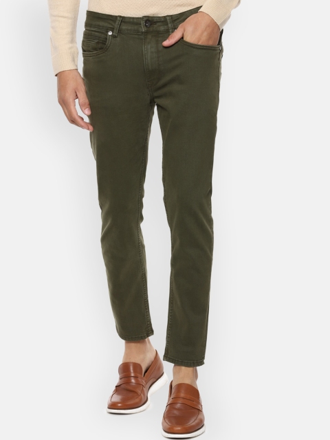 

Louis Philippe Jeans Men Olive Green Jeans
