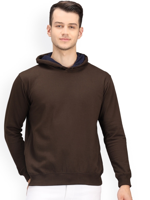 

Ratans Men Brown Hooded Sweatshirt