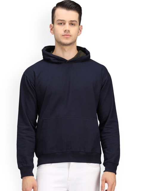 

Ratans Men Blue Hooded Sweatshirt