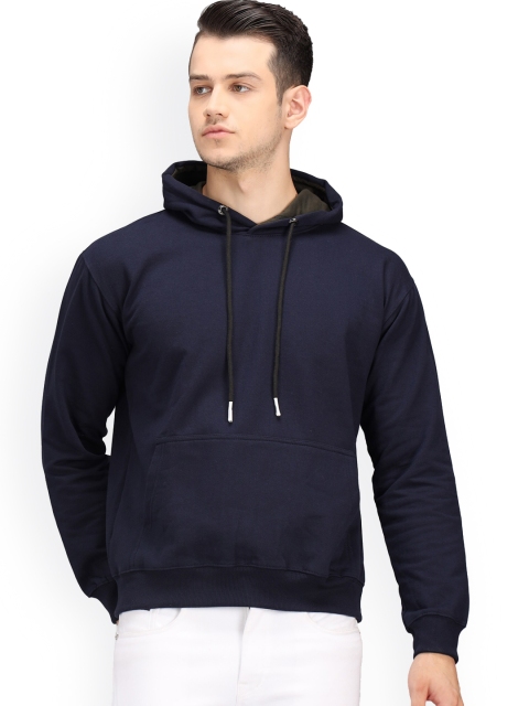 

Ratans Men Blue Hooded Sweatshirt