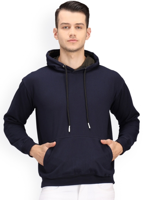 

Ratans Men Blue Hooded Sweatshirt