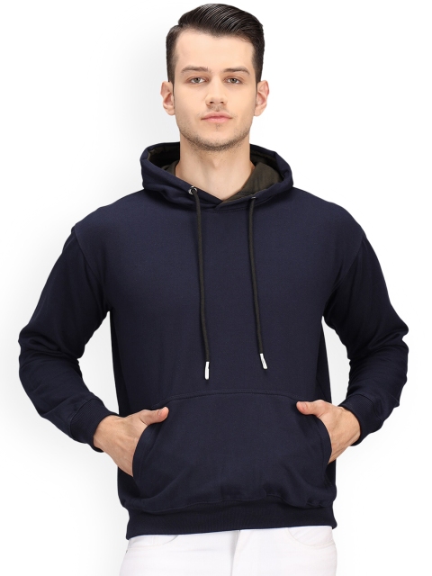 

Ratans Men Blue Hooded Sweatshirt