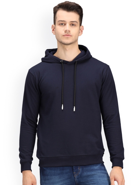 

Ratans Men Blue Hooded Sweatshirt