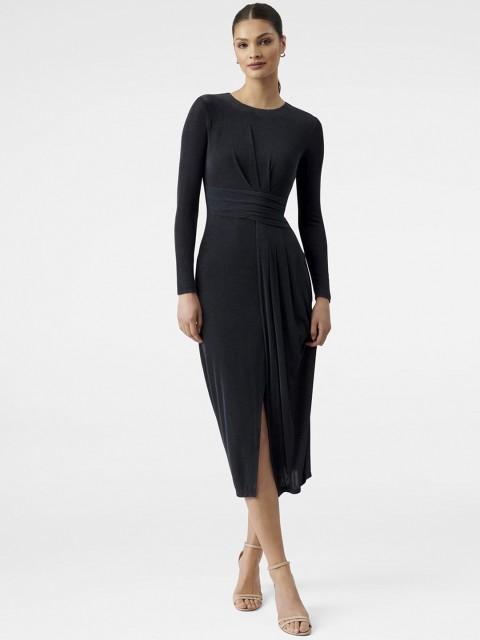 

Forever New Women Green Sheath Midi Dress