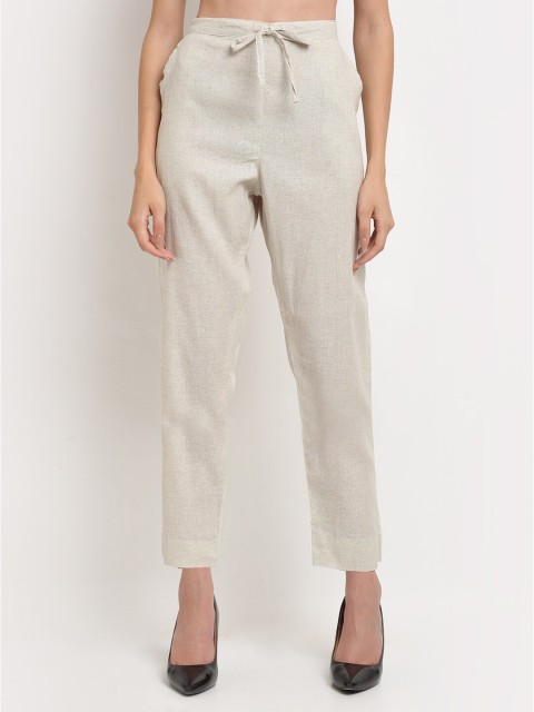 

TAG 7 Women Beige Palazzos