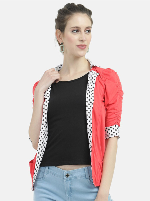 

V2 Value & Variety Women Coral & White Shrug