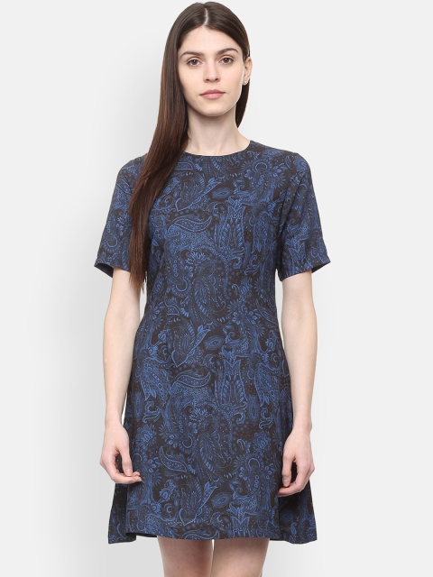 

Allen Solly Woman Blue A-Line Dress