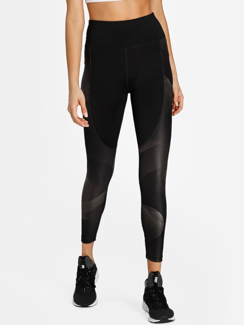 

Puma Women Black Digital High Waist 7/8 Women's Training Tighst