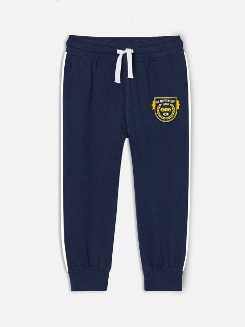 

Trampoline Kids Navy Blue Solid Regular Fit Track Pant