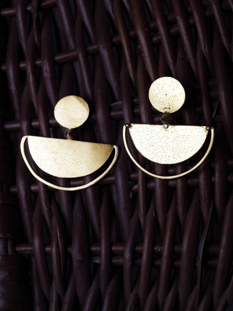 

DIVA WALK Gold-Plated Contemporary Drop Earrings
