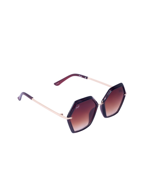 

Floyd Unisex Brown Lens & Brown Oversized Sunglasses with UV Protected Lens