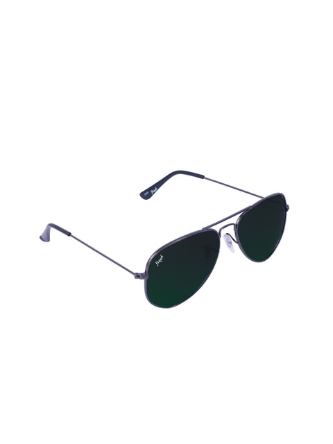 

Floyd Unisex Black Lens & Black Aviator Sunglasses with UV Protected Lens Mo_Blk_Grn