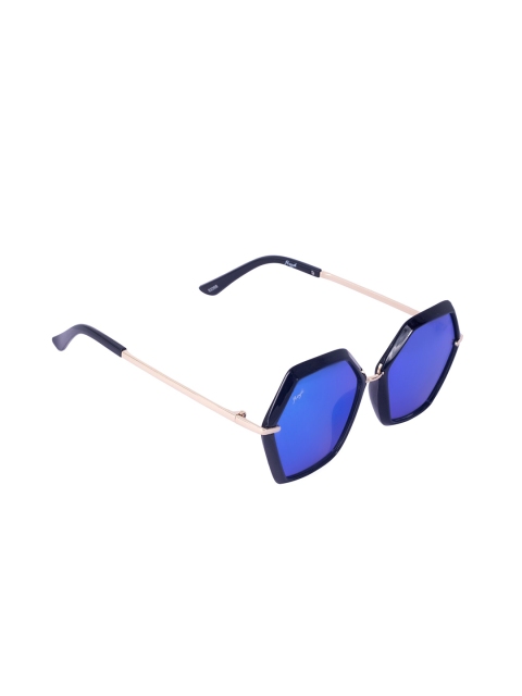 

Floyd Unisex Blue Lens & Black Oversized Sunglasses with UV Protected Lens 82268_Blk_Ice