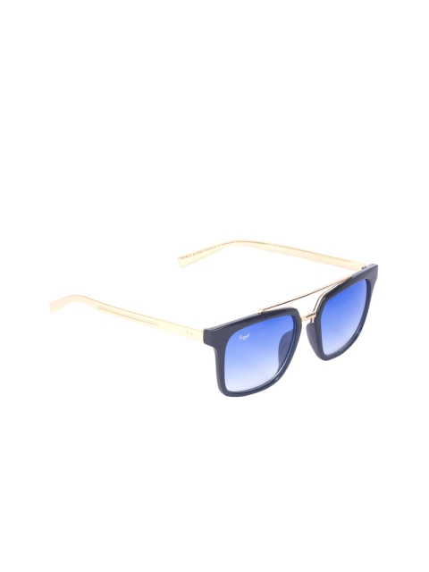 

Floyd Unisex Blue Lens & Black Rectangle Sunglasses with UV Protected Lens X2016_Blk_Blue