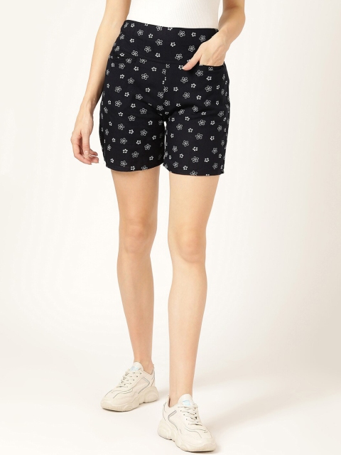 

V2 Value & Variety Women Navy Blue Regular Shorts