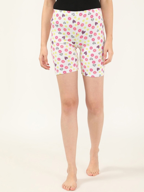 

V2 Value & Variety Women Green Floral Printed Regular Shorts