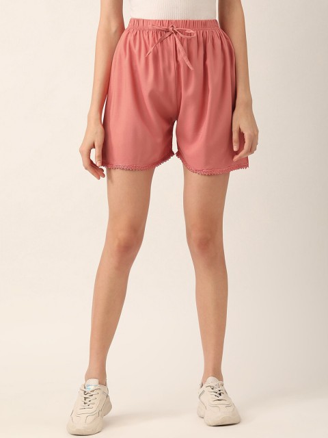 

V2 Value & Variety Women Peach-Coloured Regular Shorts