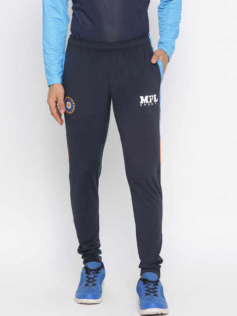 

MPL SPORTS Men Blue Official Team India Player Training Track Pants