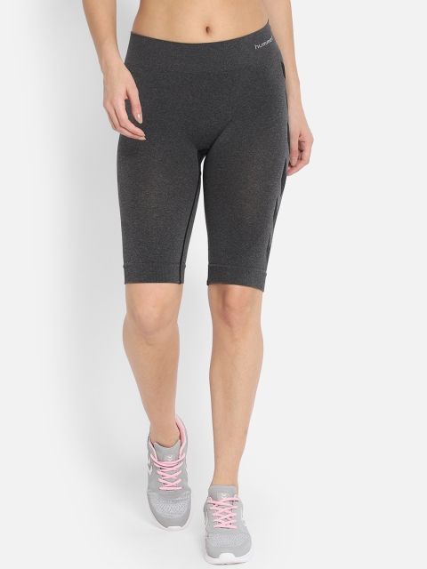 

hummel Women Black Sports Shorts