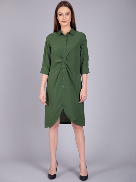 

CAMLA Green Shirt Dress