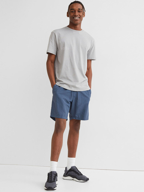 

H&M Men Blue Regular Fit Nylon Shorts