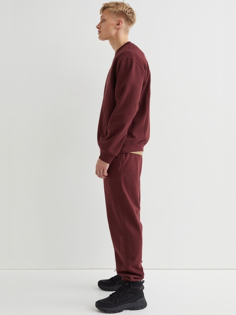 

H&M Men Red Cotton Sweatshirt