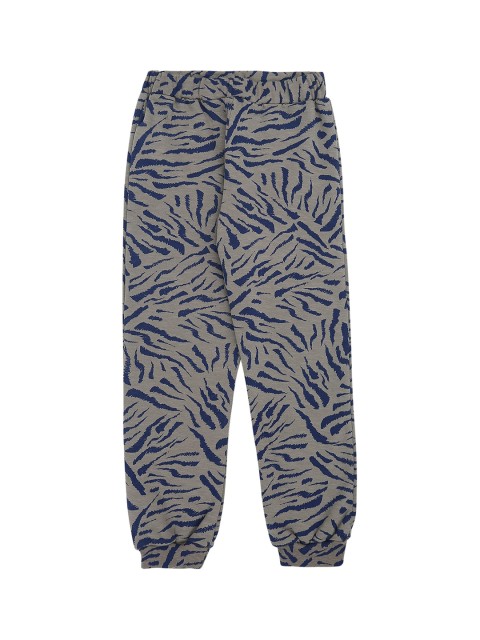 

RAINE AND JAINE Girls Grey & Blue Printed Mid Rise Pyjama