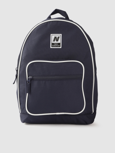 

New Balance Navy Blue & White Solid Classic Backpack