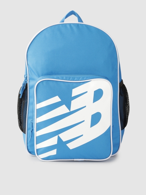 

New Balance Unisex Blue & White Brand Logo Print 15 Inch Laptop Backpack