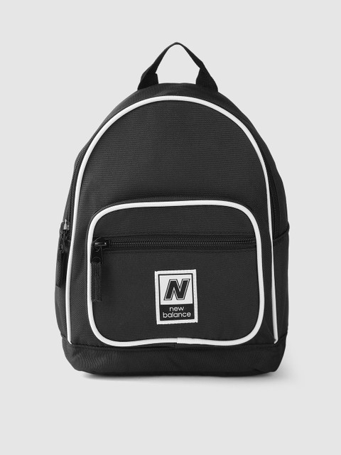 

New Balance Unisex Black & White Solid Mini Classic Backpack
