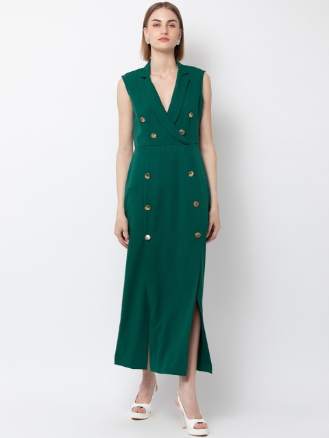 

DODO & MOA Women Green Embellished Maxi Dress