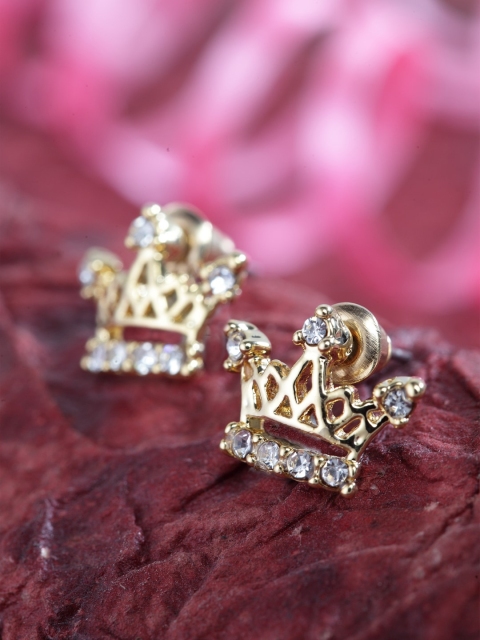 

DIVA WALK Gold-Plated Set of 3 Contemporary Studs