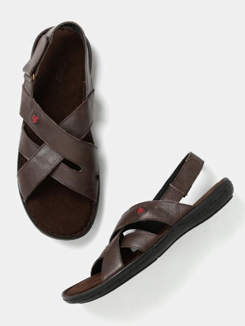 

Roadster Brown Leather Sandals