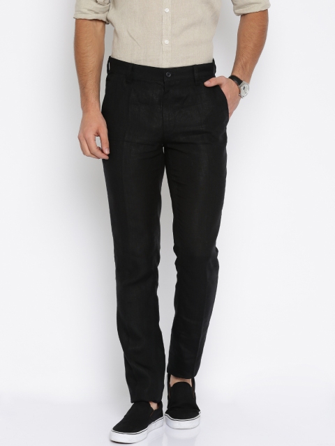 

Lombard Men Black Slim Fit Trousers