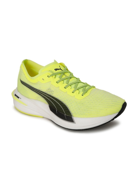 

Puma Yellow & Black Deviate Nitro Running Shoes