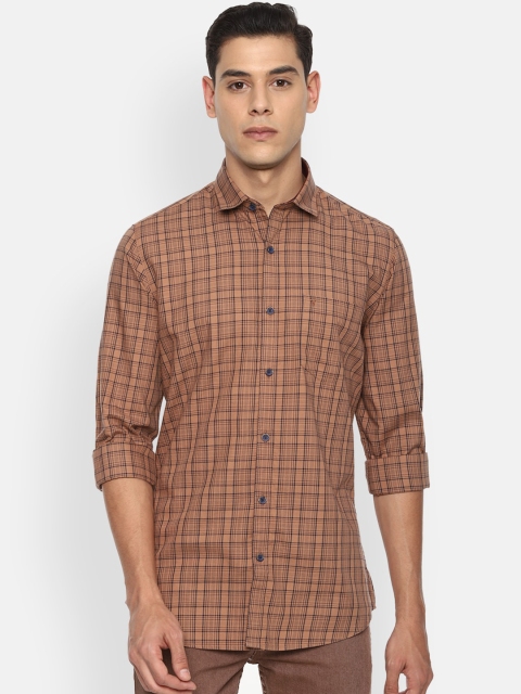 

Van Heusen Sport Men Khaki Slim Fit Checked Casual Shirt