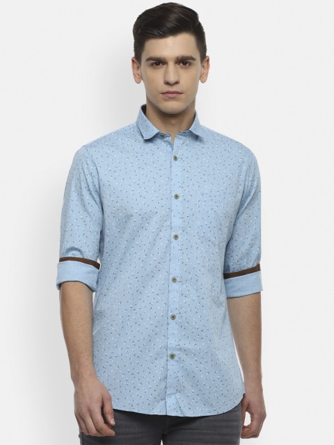 

Van Heusen Sport Men Blue Slim Fit Floral Printed Casual Shirt