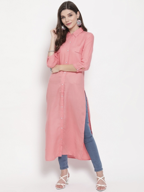 

Luni Women Peach-Coloured Kurta